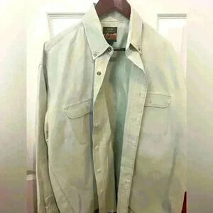 Mens High Sierra 100% Cotton light green  Size M Shirt